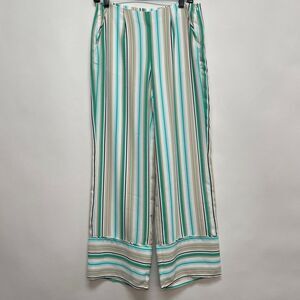 Chico's Black Label Pants Size 0 Regular Small 4 Multicolor Striped Lined